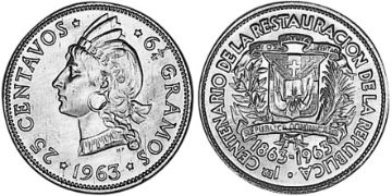 25 Centavos 1963