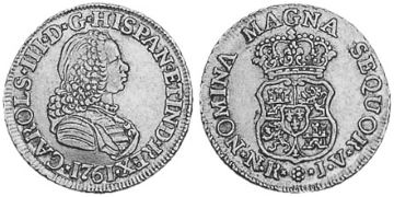 2 Escudos 1760-1762