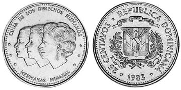25 Centavos 1983-1986
