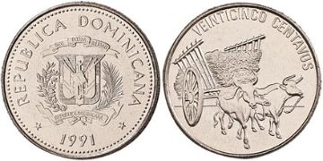 25 Centavos 1989-1991