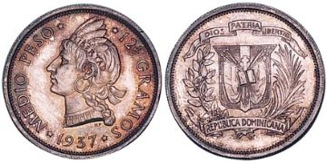 1/2 Peso 1937-1961