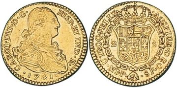 2 Escudos 1791-1804