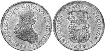 4 Escudos 1758-1760