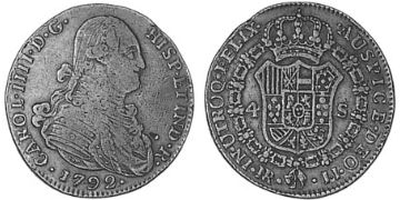 4 Escudos 1792-1807
