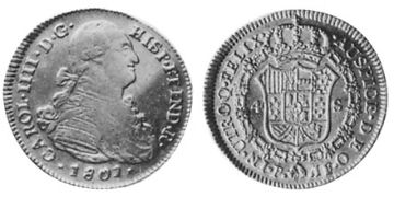 4 Escudos 1792-1801