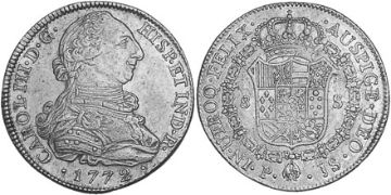 8 Escudos 1772-1784