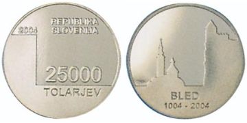25000 Tolarjev 2004