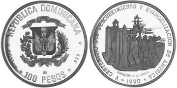 100 Pesos 1990