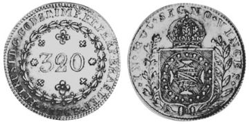 320 Reis 1824-1830