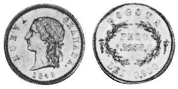2 Pesos 1849-1851