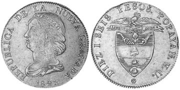 16 Pesos 1837-1846