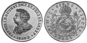6400 Reis 1825-1828