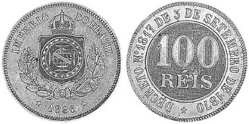 100 Reis 1886-1889