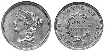 Cent 1854