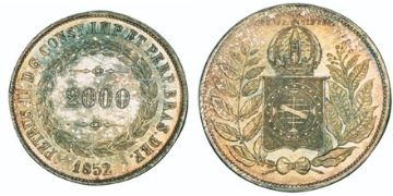 2000 Reis 1851-1852