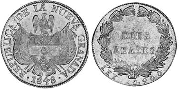 10 Reales 1847-1849