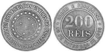 200 Reis 1889-1900