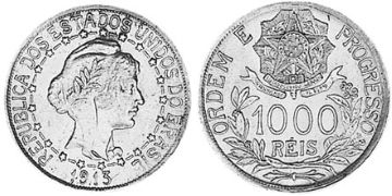 1000 Reis 1912-1913