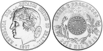 2000 Reis 1891-1897