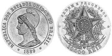 10000 Reis 1889-1922