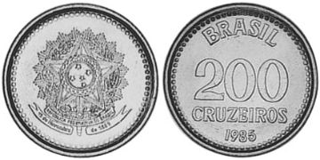 200 Cruzeiros 1985-1986