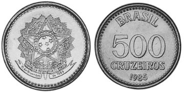 500 Cruzeiros 1985-1986