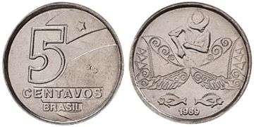 5 Centavos 1989-1990