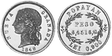 2 Pesos 1848