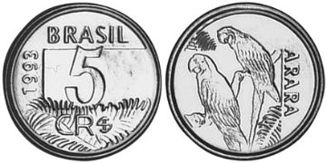 5 Cruzeiros Reais 1993-1994