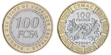 100 Franků 2006