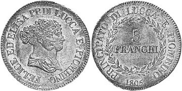 5 Franchi 1805-1808