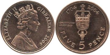 5 Pence 2004