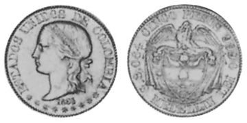 5 Pesos 1885