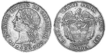 20 Pesos 1862-1877