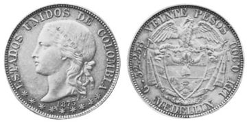 20 Pesos 1873