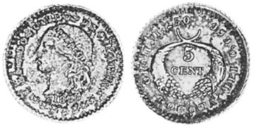 5 Centavos 1874