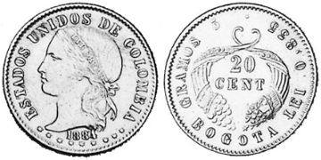 20 Centavos 1884