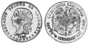 50 Centavos 1886