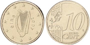 10 Euro Cent 2007-2013