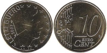 10 Euro Cent 2007-2012