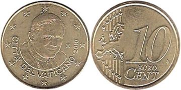 10 Euro Cent 2008-2013