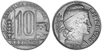 10 Centavos 1942-1950