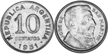 10 Centavos 1951-1952