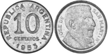 10 Centavos 1952-1953
