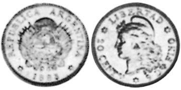 20 Centavos 1881-1883