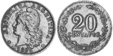 20 Centavos 1896-1942