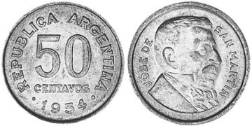 50 Centavos 1952-1956