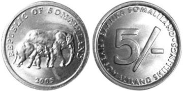 5 Shillings 2005