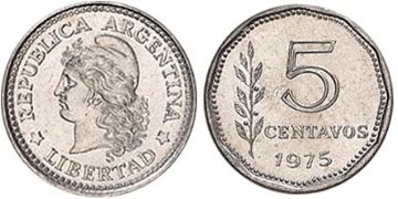 5 Centavos 1970-1975