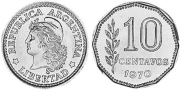 10 Centavos 1970-1976